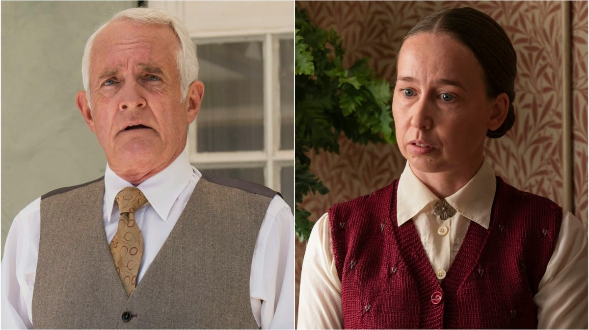 Hr. Aurland og Otilia i "Badehotellet".