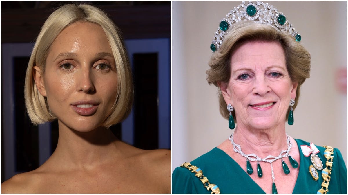 Prinsesse Maria-Olympia og dronning Anne-Marie