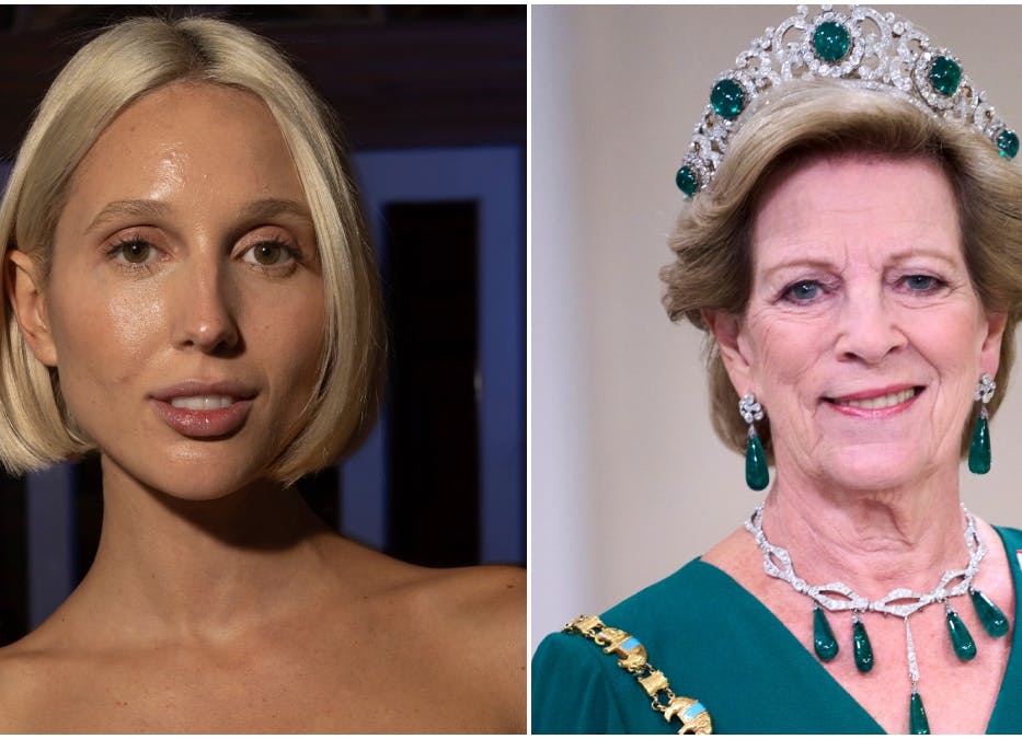 Prinsesse Maria-Olympia og dronning Anne-Marie