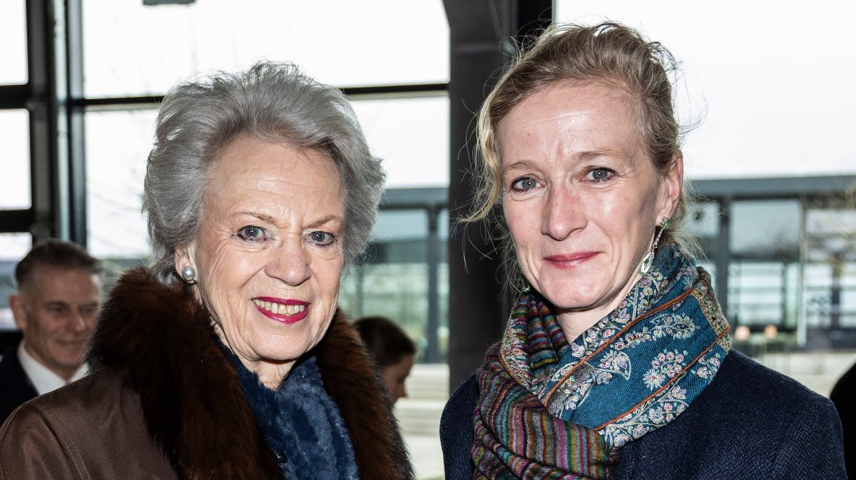 Prinsesse Benedikte og prinsesse Nathalie. 