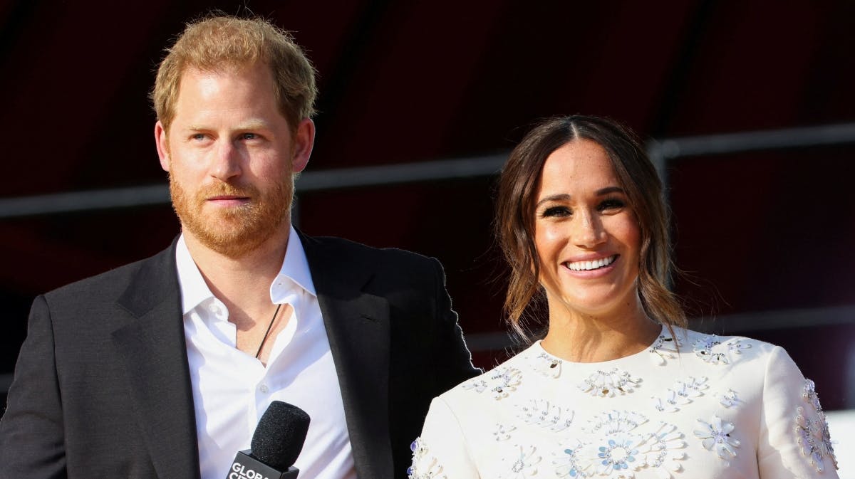 Prins Harry og hertuginde Meghan Markle. 