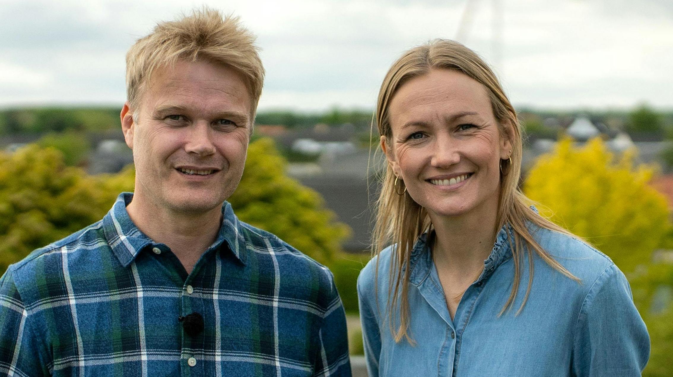 Christian Borregaard og Sara Lygum.