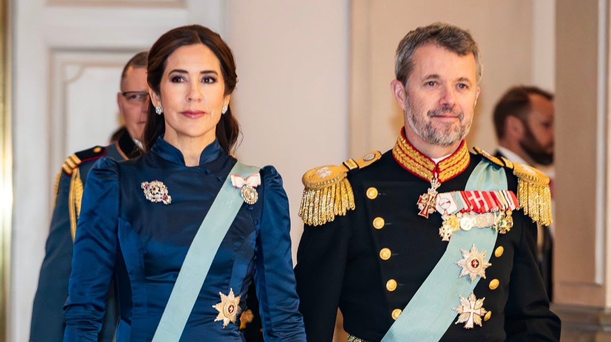 Dronning Mary og kong Frederik