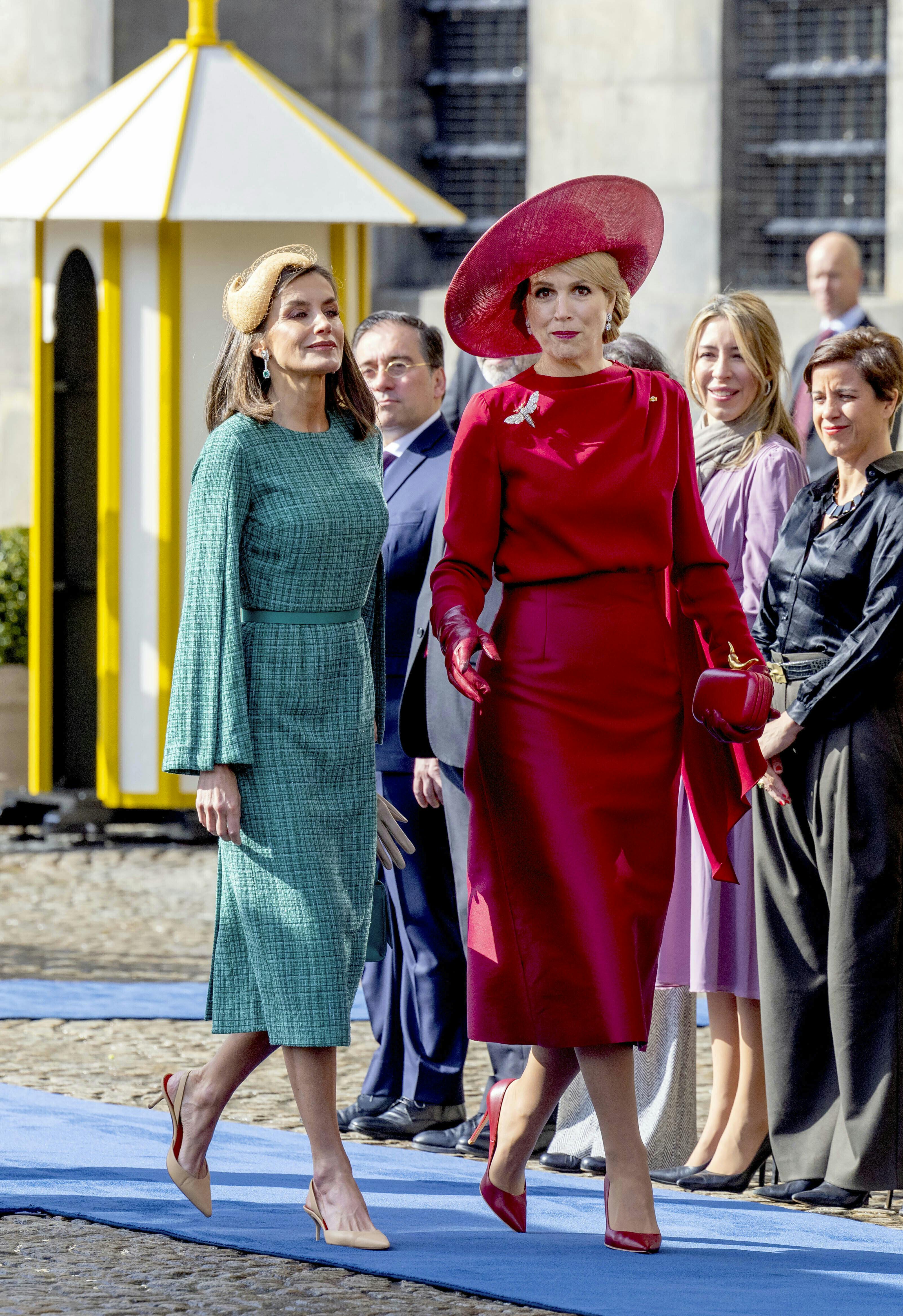 Dronning Maxima og dronning Letizia