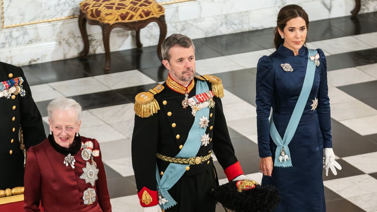 Dronning Margrethe, kong Frederik og dronning Mary