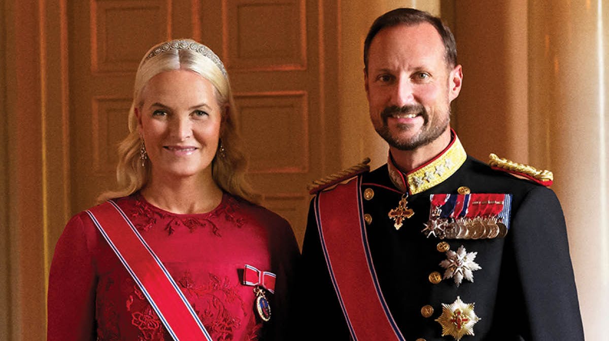 Kronprinsesse Mette-Marit og kronprins Haakon.