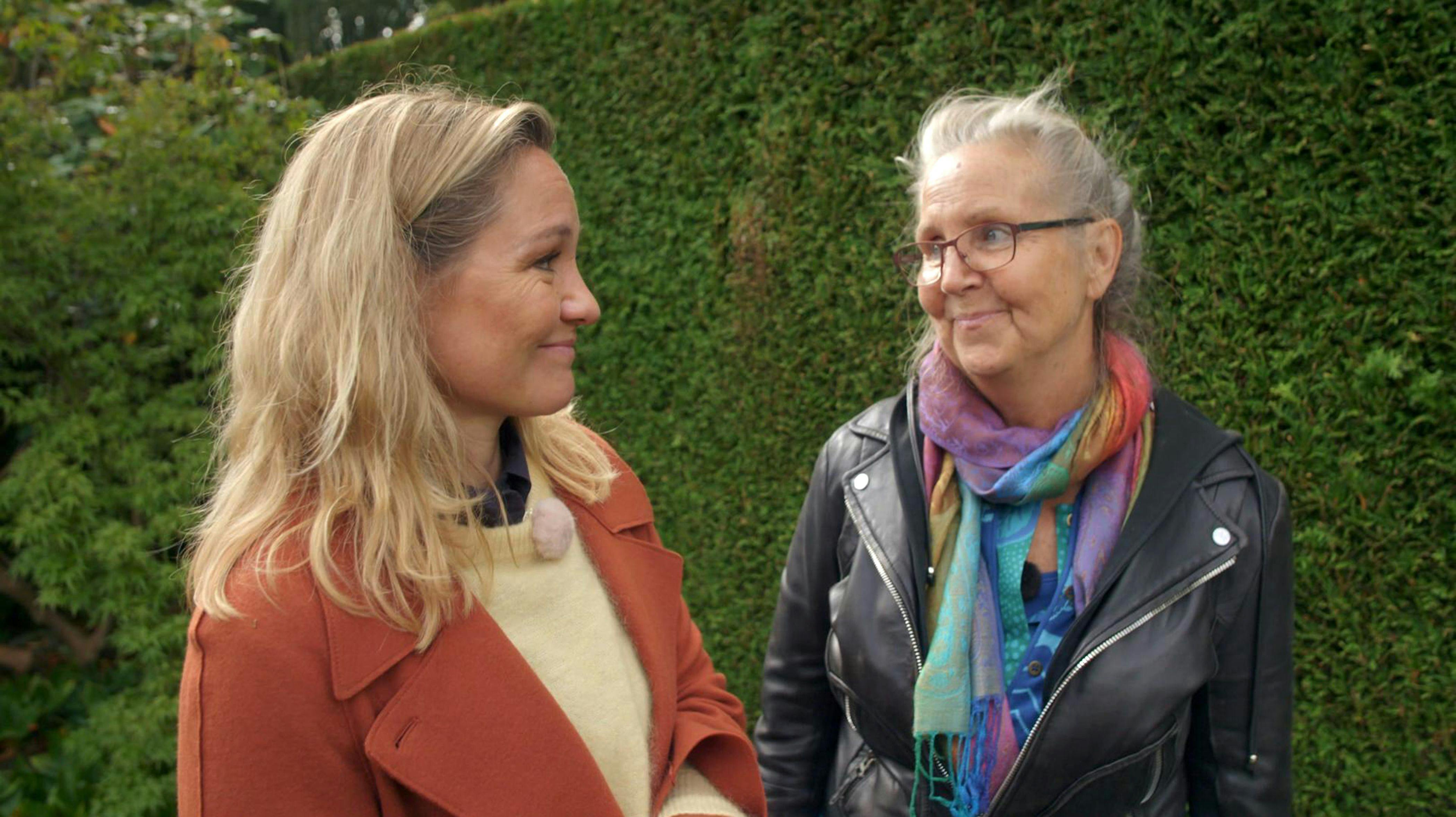 Mette Frisk og Helga fra "Forsvundne arvinger".