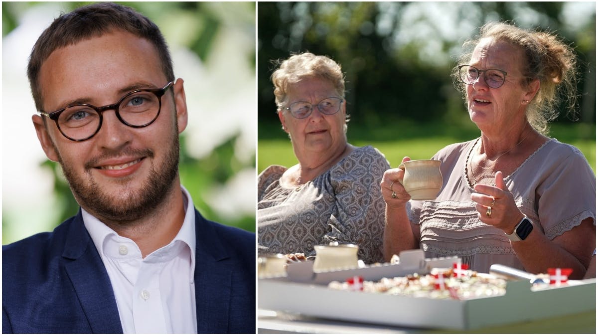 Tobias med mor og mormor i "Kærlighed hvor kragerne vender"