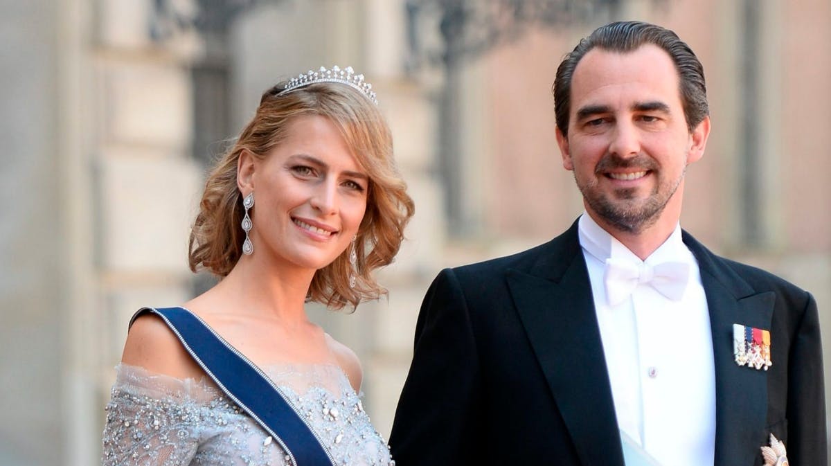 Prinsesse Tatiana og prins Nikolaos.