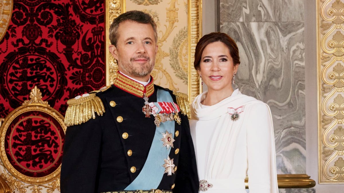 Kong Frederik og dronning Mary.