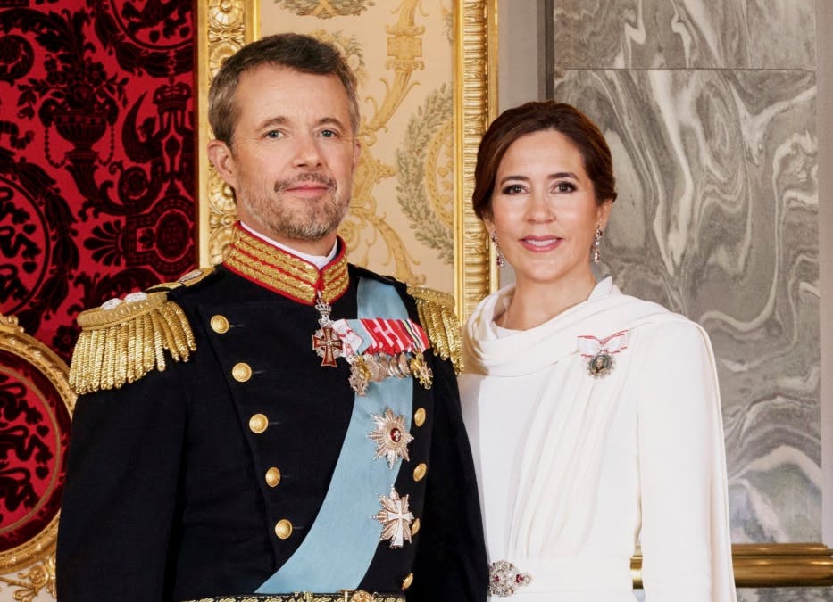 Kong Frederik og dronning Mary.