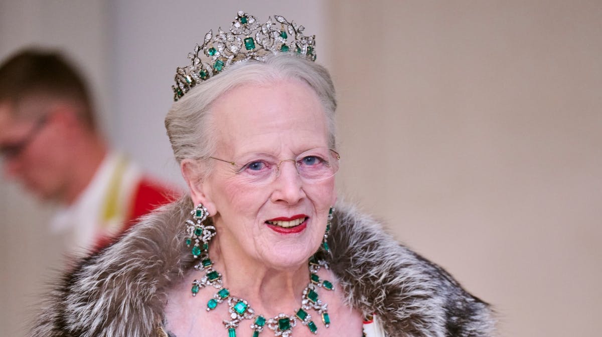Sidste gang dronning Margrethe bar kronjuvelerne var i november sidste år under gallamiddagen på Christiansborg Slot i anledning af det spanske statsbesøg. 
