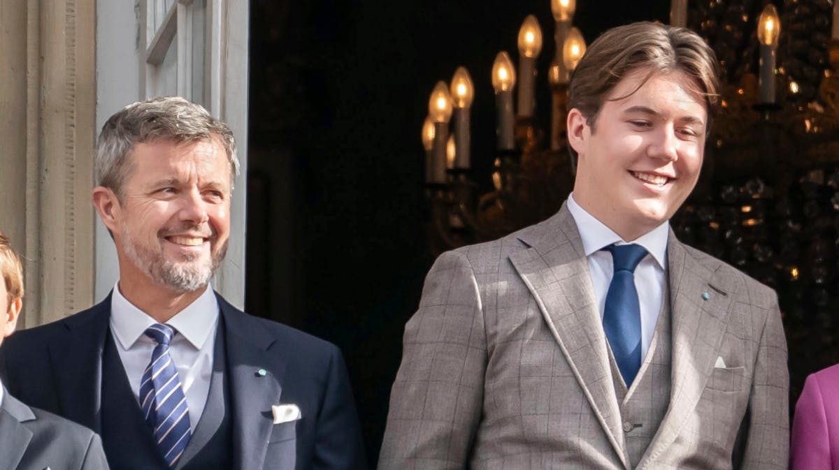 Kong Frederik og kronprins Christian