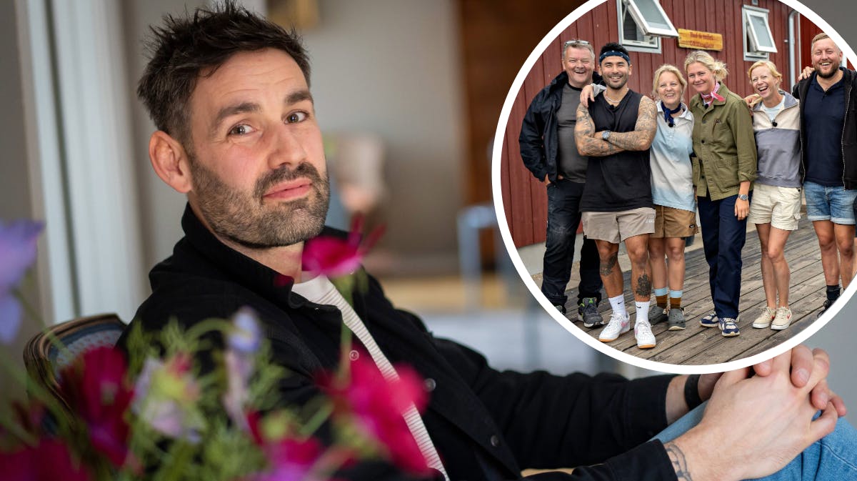 Patrick Bentsen samt tre af de i alt fire par fra årets sæson af "Sommerdrømme". 