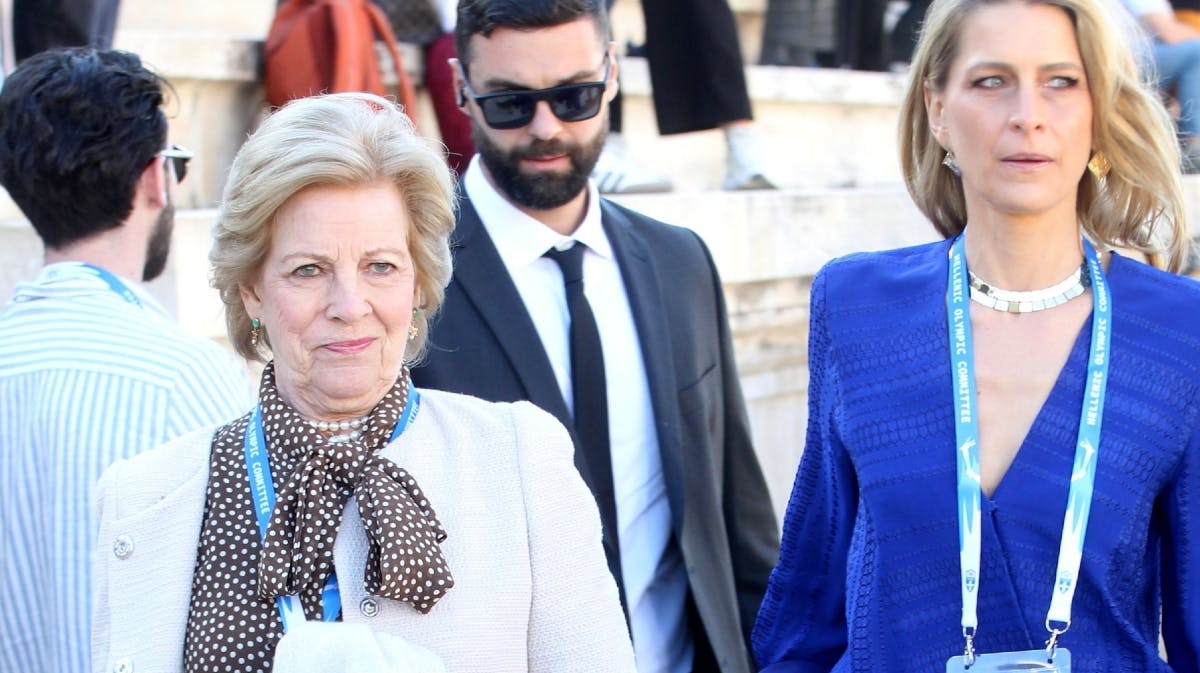 Dronning Anne-Marie og prinsesse Tatiana