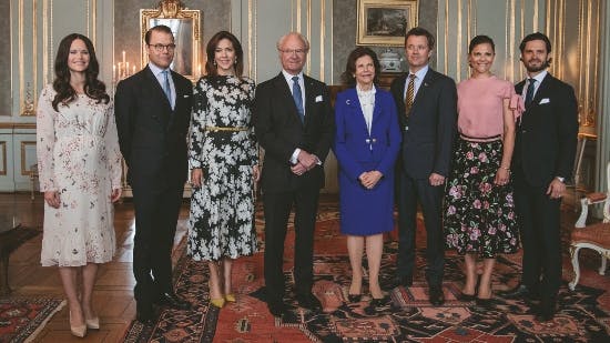 Mary og Frederik og den svenske kongefamilie