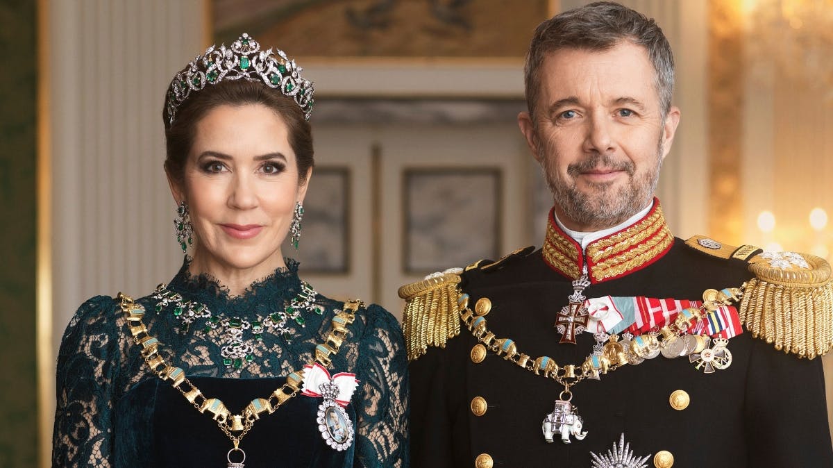 Dronning Mary og kong Frederik