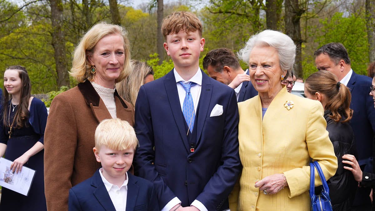 Prinsesse Nathalies søn er blevet konfirmeret i flotte rammer