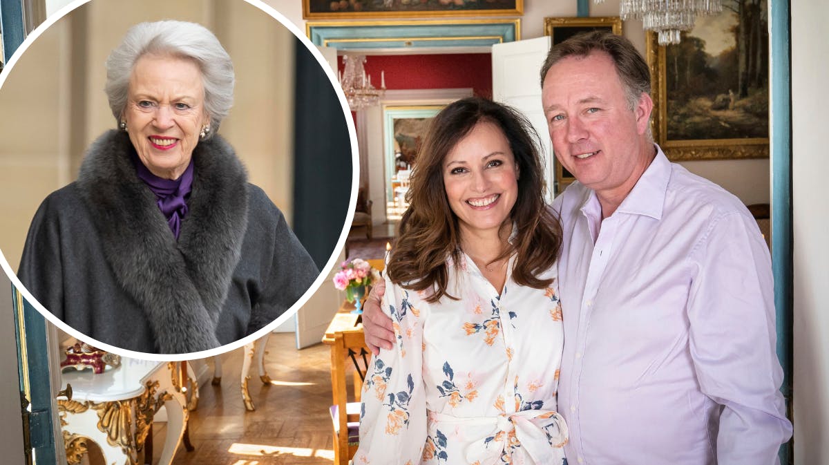 Prins Gustav og prinsesse Carina. Indsat foto: Prinsesse Benedikte. 