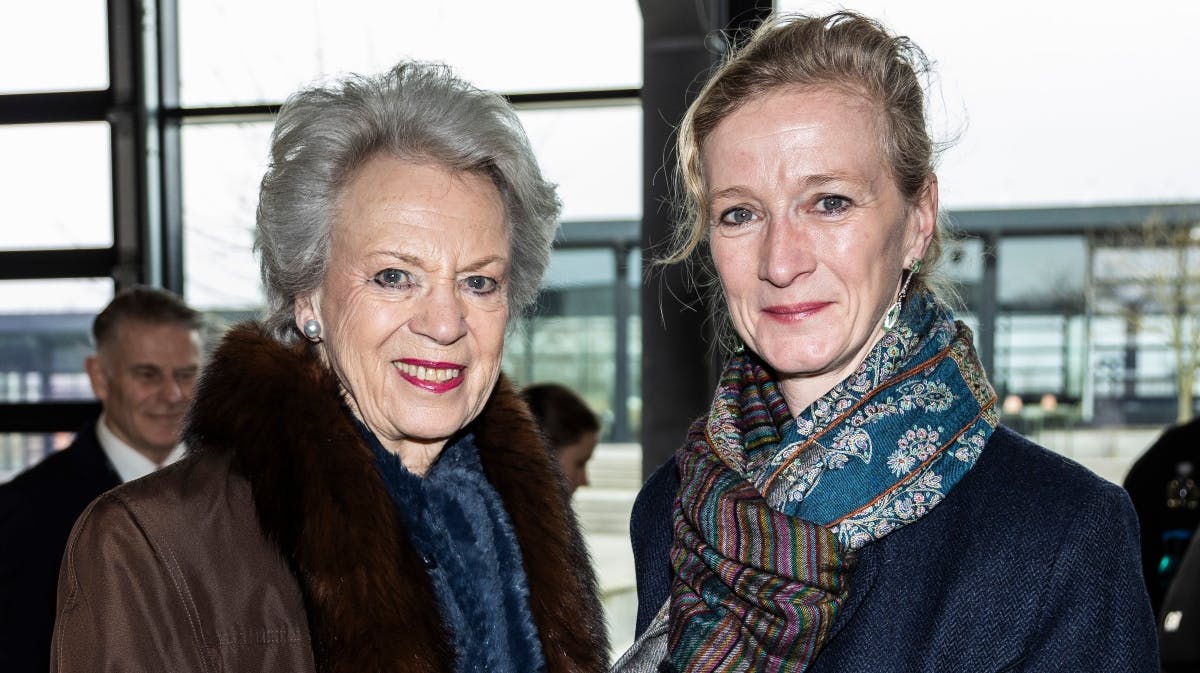 Prinsesse Benedikte og prinsesse Nathalie. 