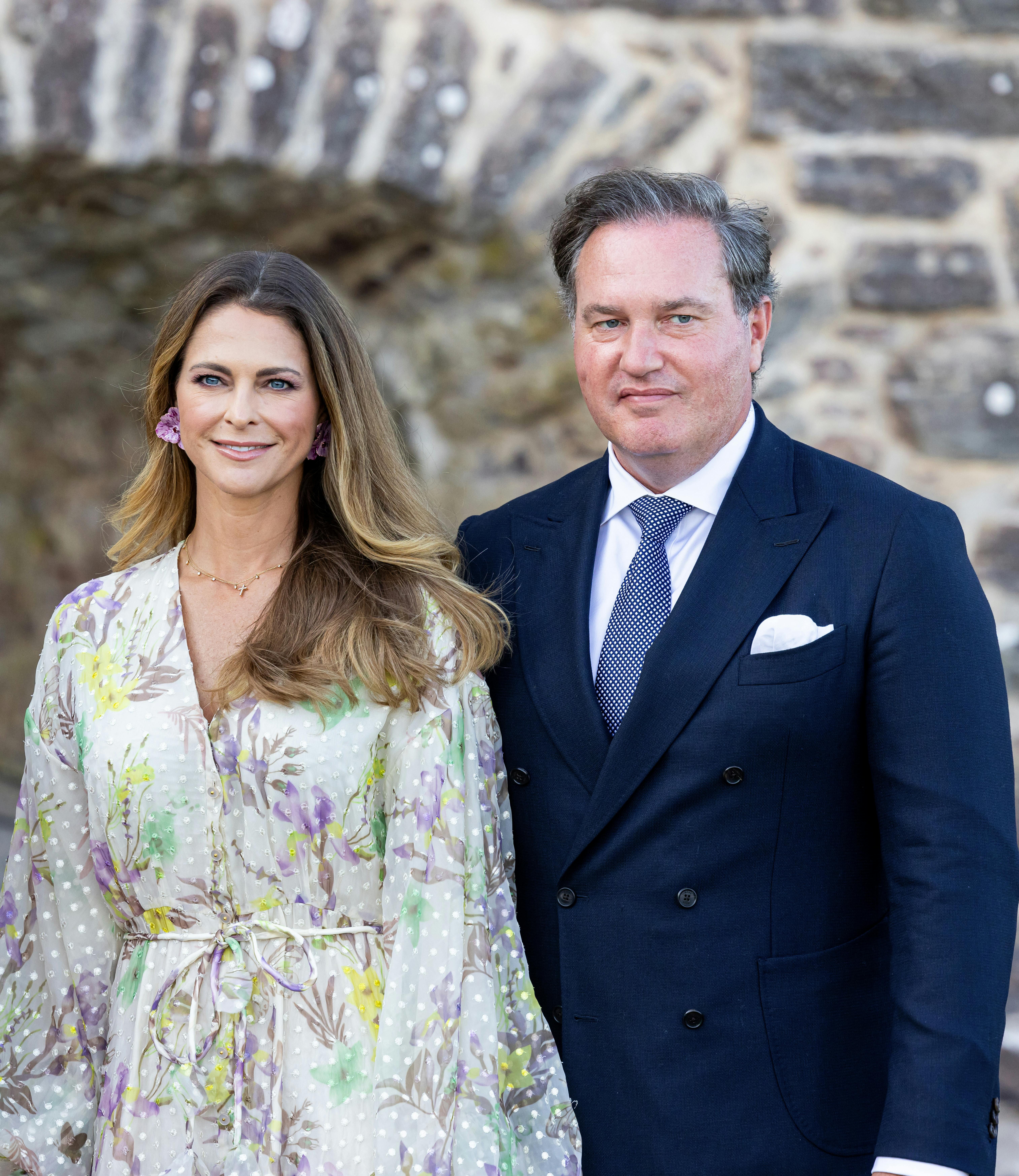 BORGHOLM, SWEDEN - JULY 14: King Carl Gustaf, Queen Silvia, Crown Princes Victoria, Prince Daniel, Princess Estelle, Prince OScar, Prince Carl Philip , Princess Sofia, Princess Madeleine of Sweden and Chris OâNeill attend the birthday celebration of the Crown Princess at Solliden and Borgholm Slot on July 14, 2023 in Borgholm, Sweden. Photo by: Patrick van Katwijk/picture-alliance/dpa/AP Images