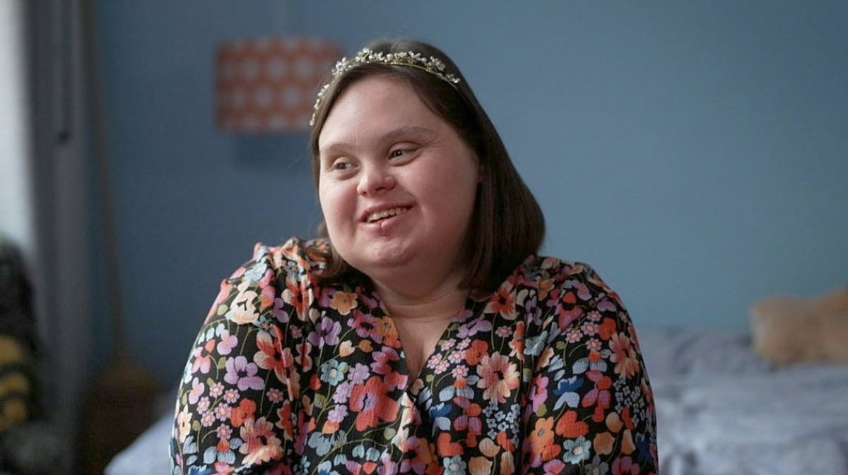 Stine fra "Ups, vi er voksne". 