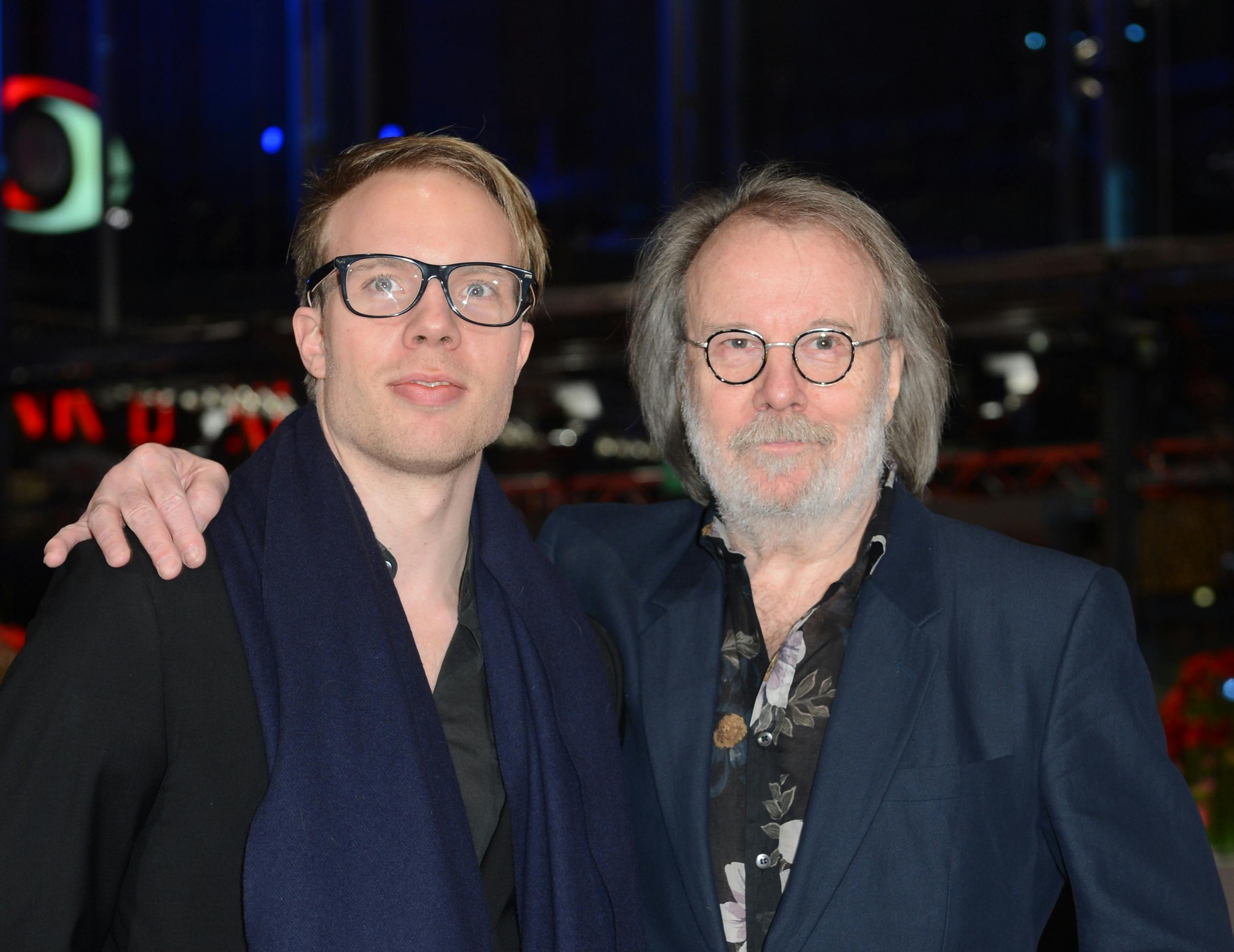 Benny Andersson med sønnen Ludvig.