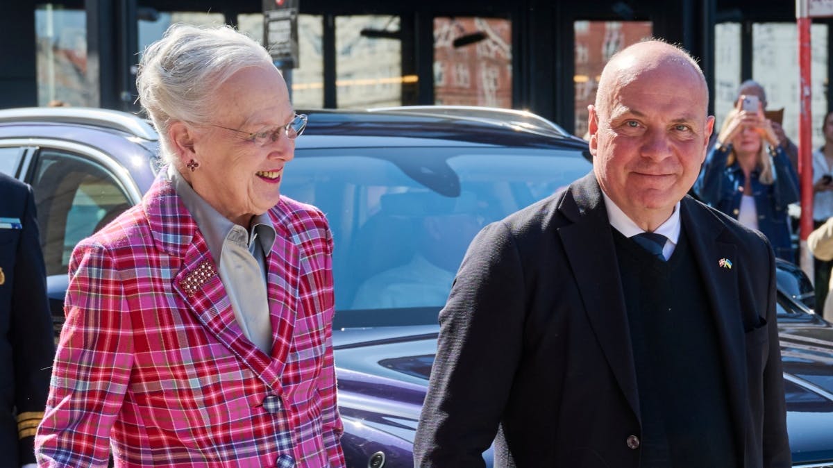 Dronning Margrethe og Søren Gade