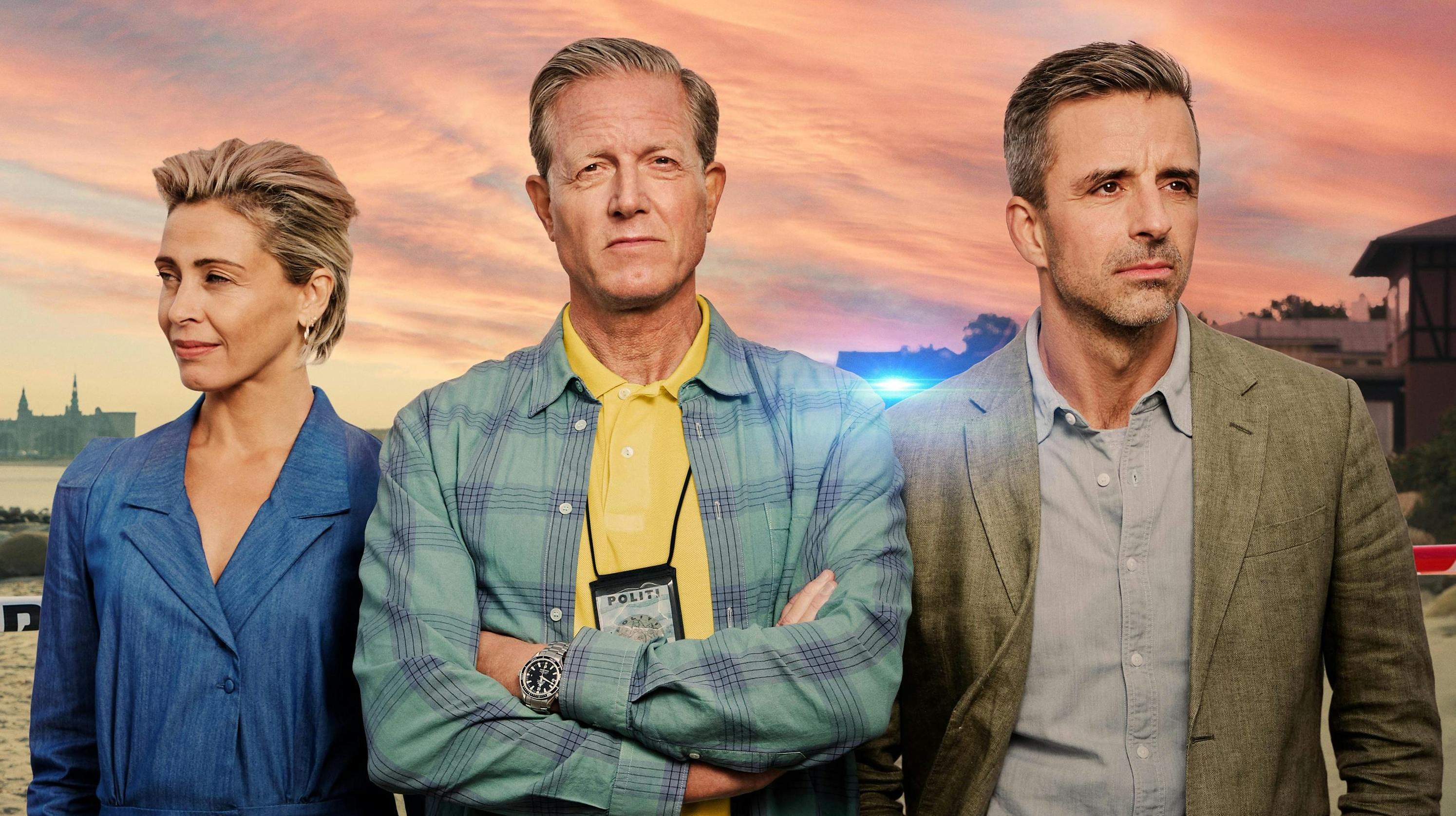 Marianne, Dan og Flemming i "Sommerdahl".