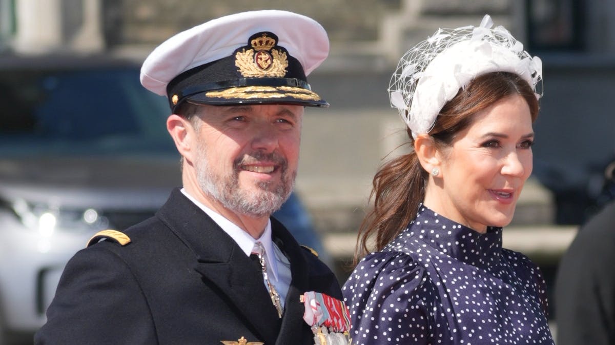 Kong Frederik og dronning Mary. 