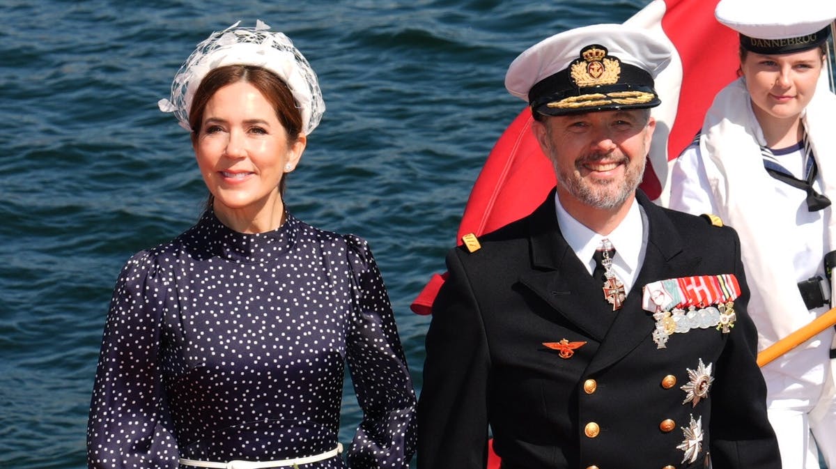 Dronning Mary og kong Frederik. 