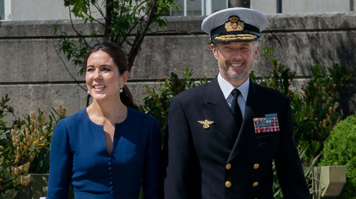 Dronning Mary og kong Frederik