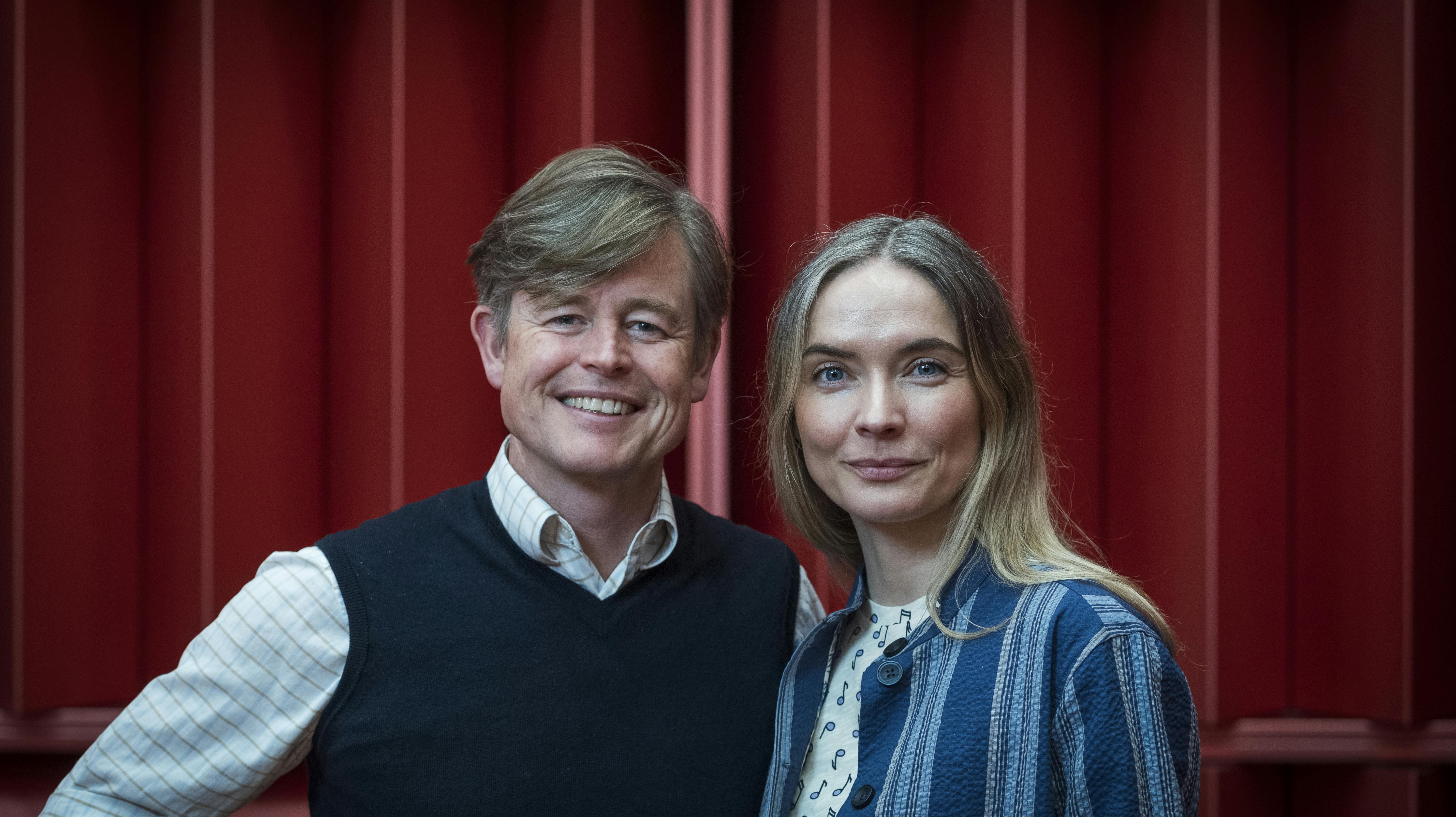 Caspar Phillipson og Neel Rønholt.