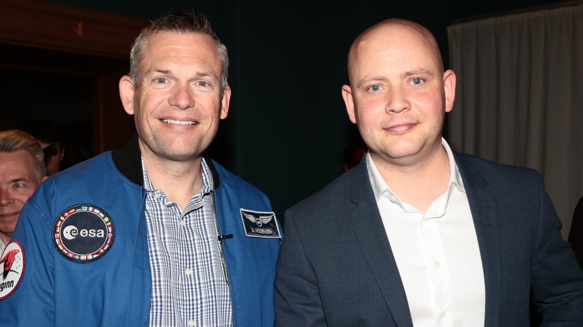 Andreas Mogensen og Jakob Engel-Schmidt 
