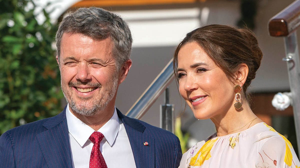 Kong Frederik og dronning Mary.