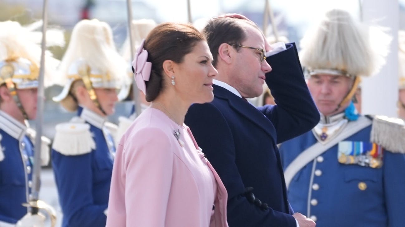 Kronprinsesse Victoria og prins Daniel. 