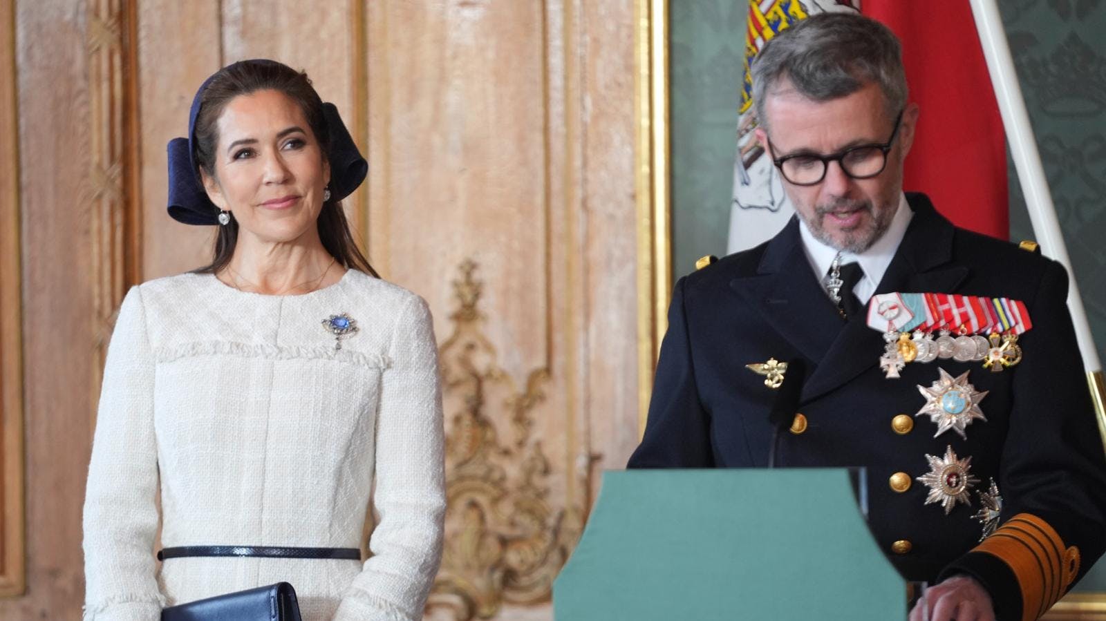 Dronning Mary og kong Frederik