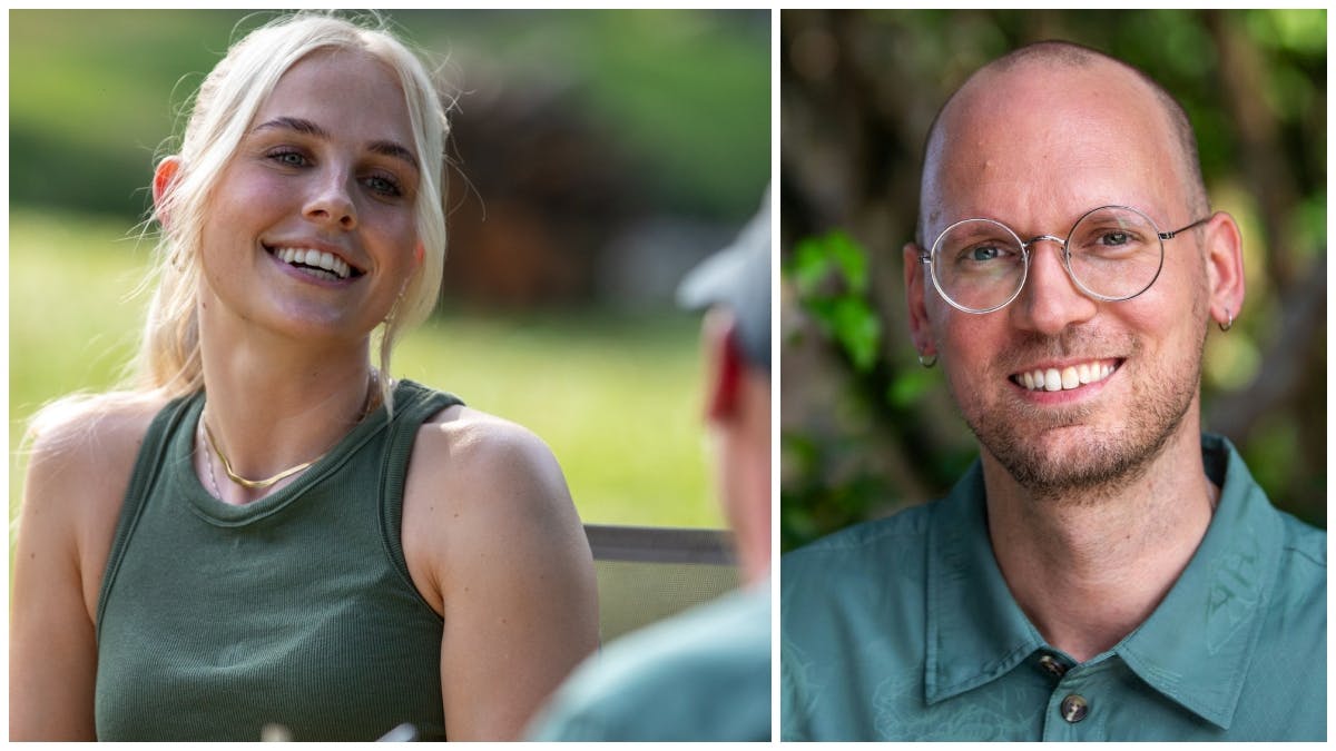 Sofie og Nicolai på speeddate i "Bachelorette".