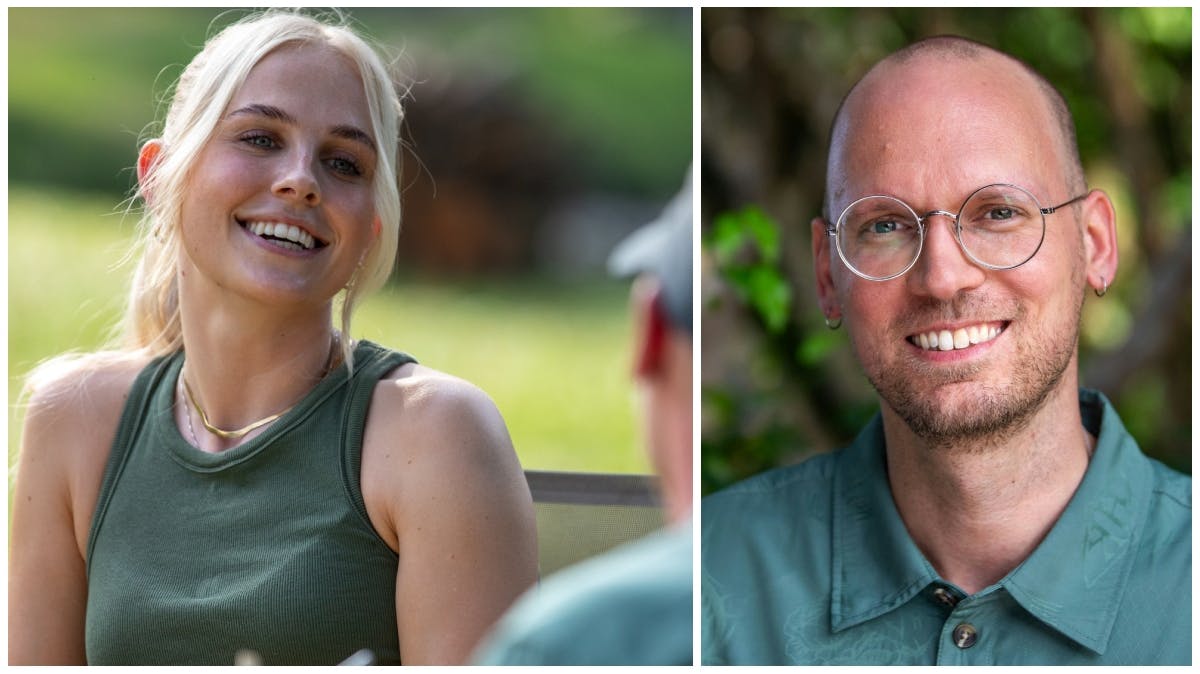 Sofie og Nicolai på speeddate i "Bachelorette".