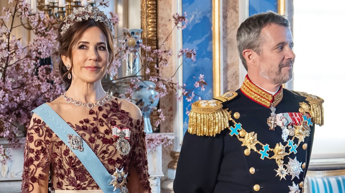 Dronning Mary og kong Frederik