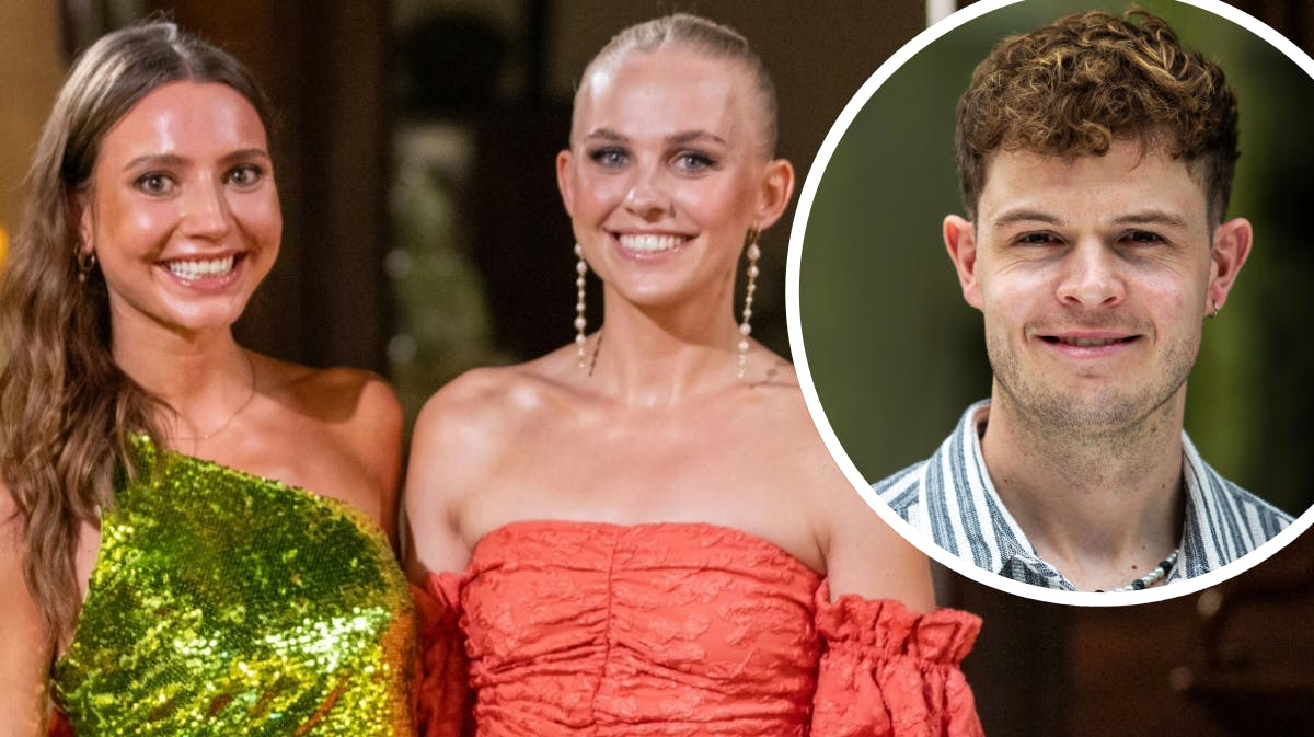 Lissa, Sofie og Joachim fra "Bachelorette". 