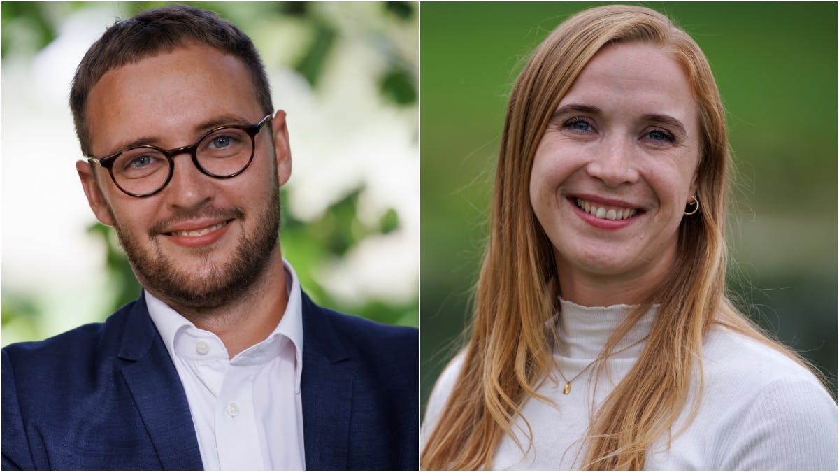 Tobias og Sandra i "Kærlighed hvor kragerne vender"