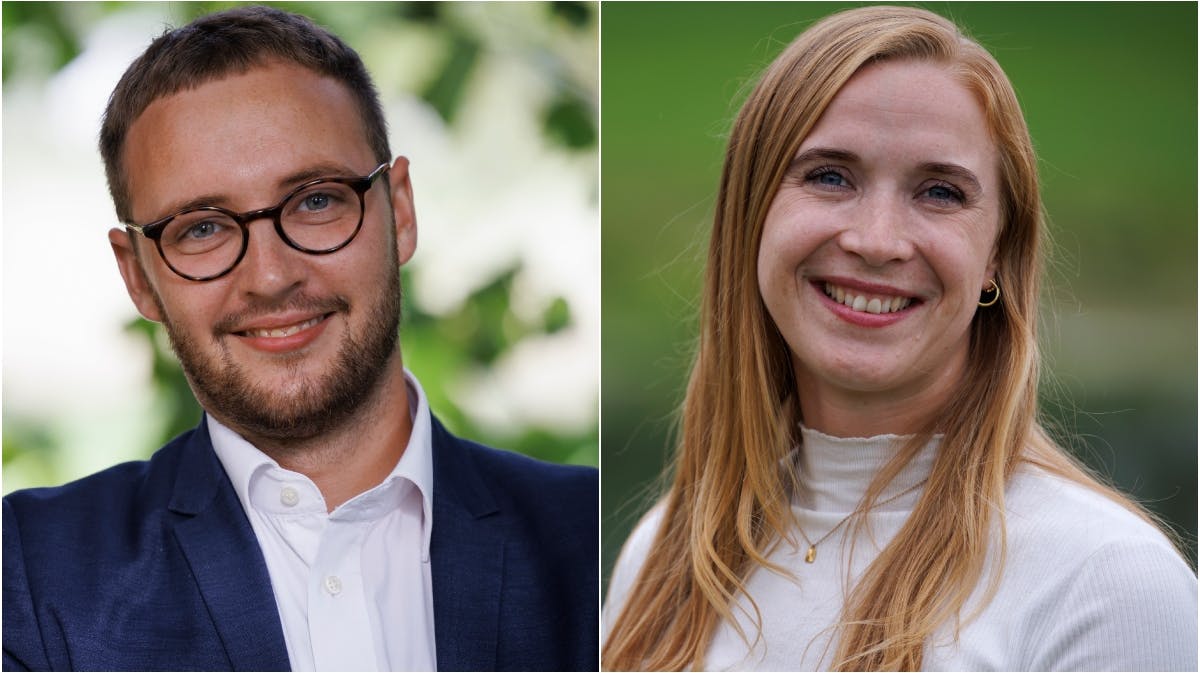 Tobias og Sandra i "Kærlighed hvor kragerne vender"