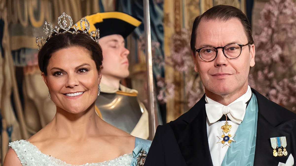 Kronprinsesse Victoria og prins Daniel.