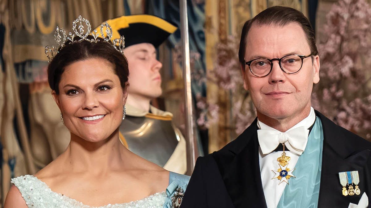 Kronprinsesse Victoria og prins Daniel.