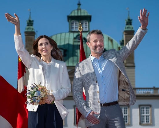 Kong Frederik og dronning Mary.