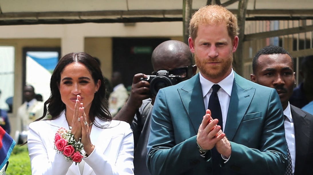 Hertuginde Meghan og prins Harry.