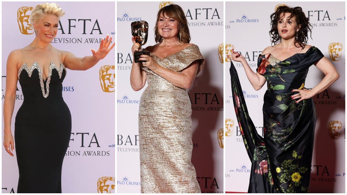 Hannah Waddingham, Lorraine Kelly og Helena Bonham Carter
