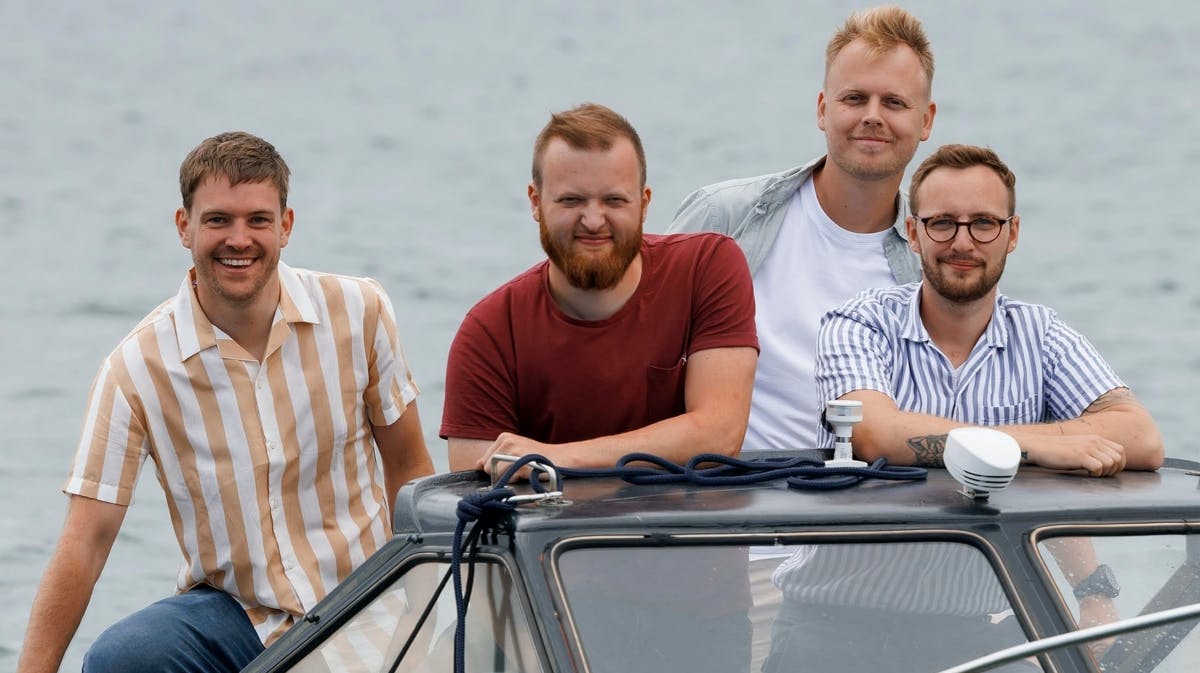 Anders, Rasmus, Benjamin og Tobias