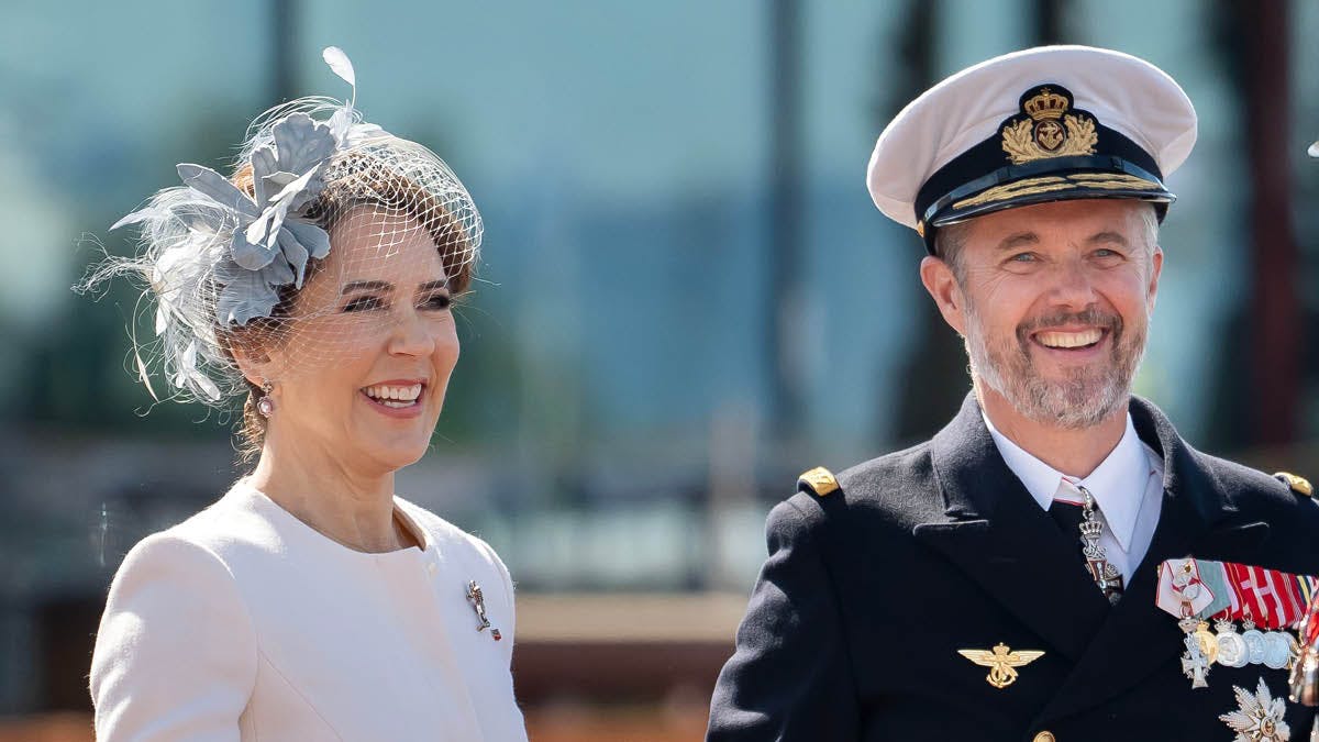 Dronning Mary og kong Frederik. 